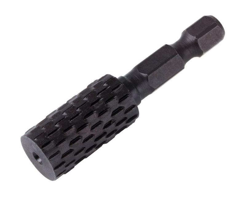 wolfcraft 1 Profilraspel zylindrisch, für Metall, 6-kant Schaft Ø 12 x 22 mm
