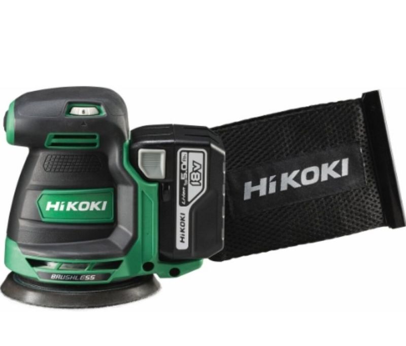 HiKoki 18 V Brushless 125 mm Akku Exzenterschleifer - (SV1813DAWPZ)