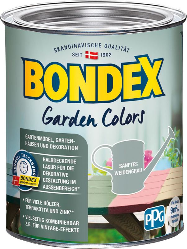 Bondex Garden Colors Sanftes Weidengrau 0,75l - 386159