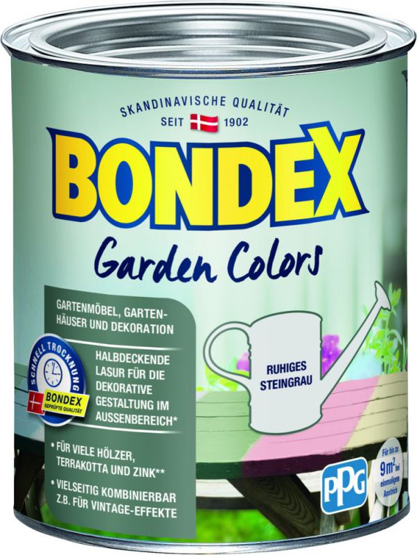 Bondex Garden Colors Ruhiges Steingrau 0,75l - 386161