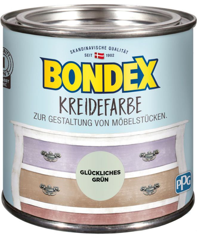  Bondex Kreidefarbe Glückliches Grün 0,5 l - 386521 