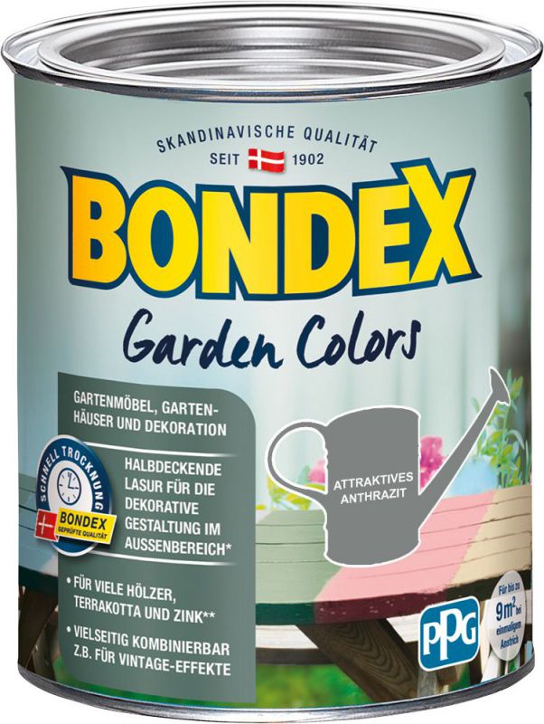 Bondex Garden Colors Attraktives Anthrazit 0,75l - 389266