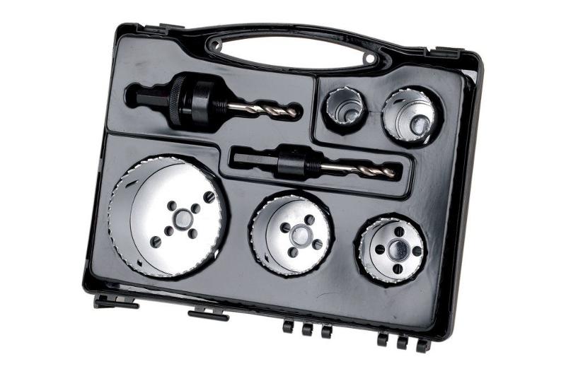 wolfcraft Jeu de scies-cloches BIM « Plomberie », 6 pièces