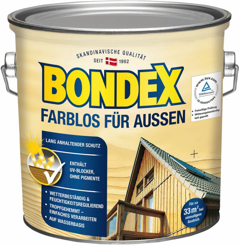 Bondex Farblos für Außen Farblos 2,50 l - 330032