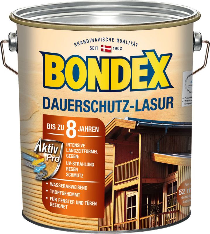 Bondex Dauerschutz-Lasur Nussbaum 4,00 l - 329922