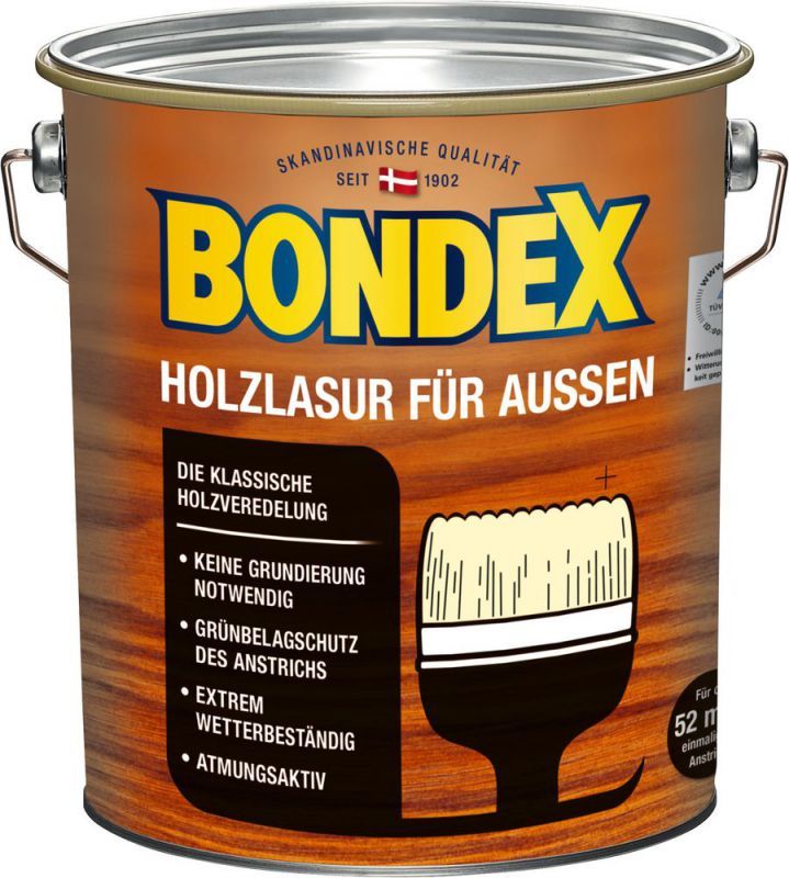 Bondex Holzlasur für Außen Eiche 4,00 l - 329642