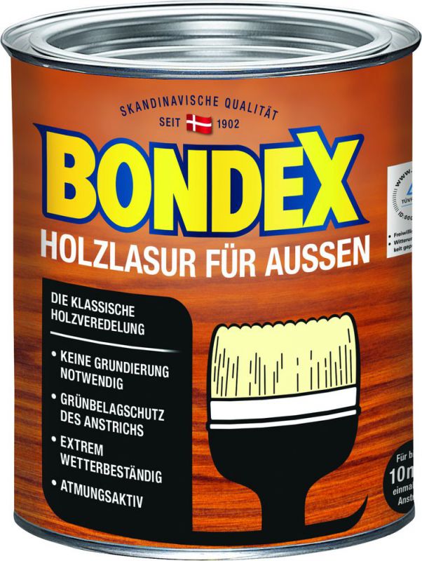 Bondex Holzlasur für Außen Nussbaum 0,75 l - 329657
