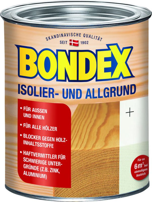 Bondex Isolier- und Allgrund Weiß 0,75 l - 330051