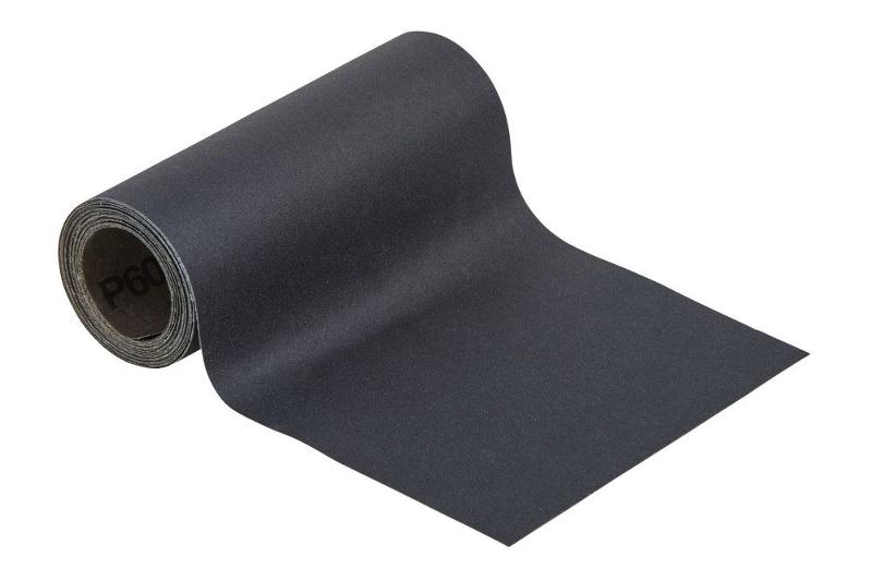 wolfcraft Rouleau de papier abrasif pour métal/laque, grain, 3 m x 115 mm
