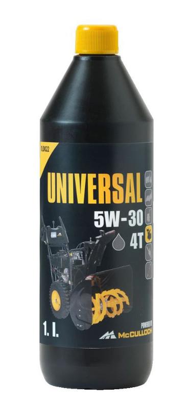 UNIVERSELLE Huile 4 temps 5W/30, 1,0 L, pour fraises à neige, OLO022