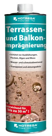 HOTREGA Terrassen- und Balkon-Imprägnierung 1 L