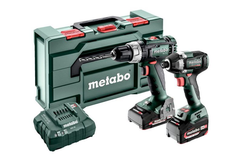 METABO Akku Combo Set 2.8.2 18V (685194000); BS 18 L + SSD 18 LT 200 BL; metaBOX 145 L