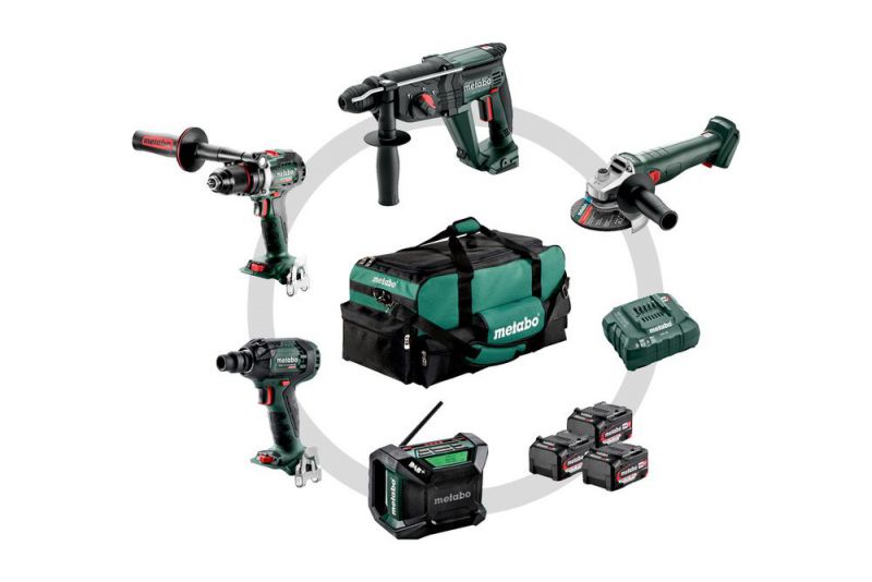 METABO Akku Combo Set Bauhandwerk 5.2 (685213000); Werkzeugtasche