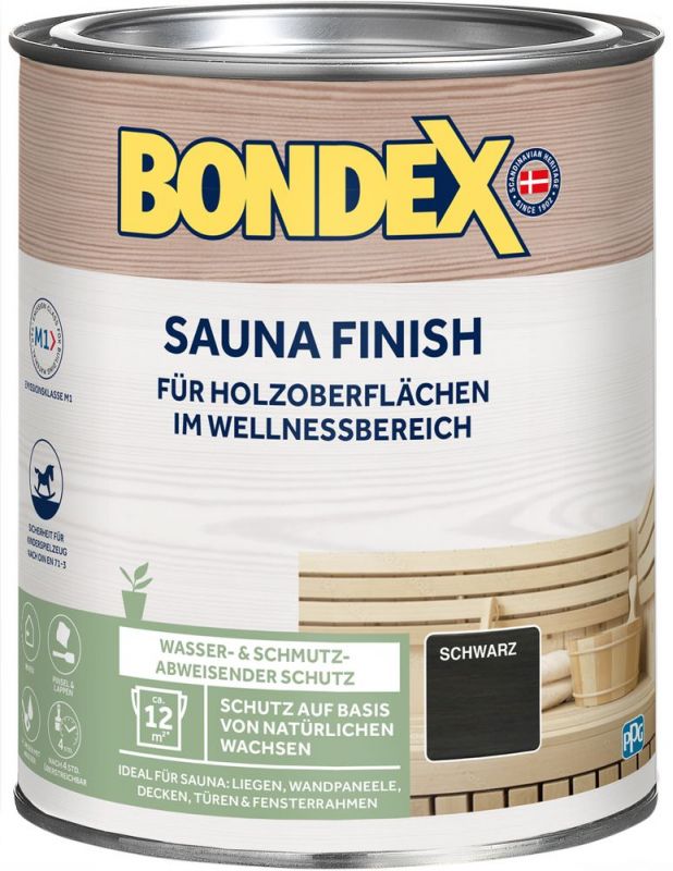 BONDEX Sauna Finish Schwarz 1 L - 471872