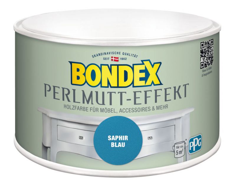 Bondex Perlmutt- Effekt Saphir Blau 0,5 l - 424268