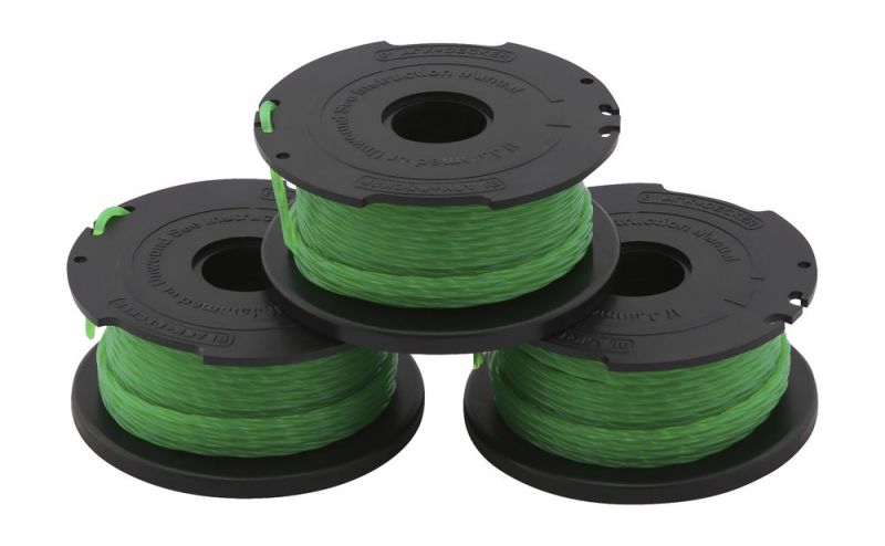 Black + Decker Ersatzspule Reflex, 6 m / 2 mm, Vorteilspack - A6486-XJ