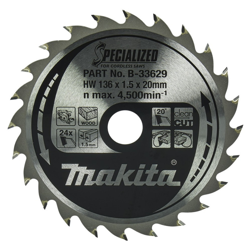 MAKITA SPECIALIZED Sägeb.136x20x24Z (B-33629)
