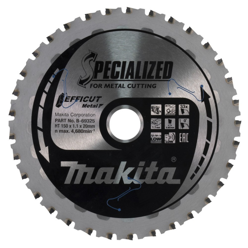 MAKITA EFFICUT Sägeb. 150x20x33Z (B-69325)