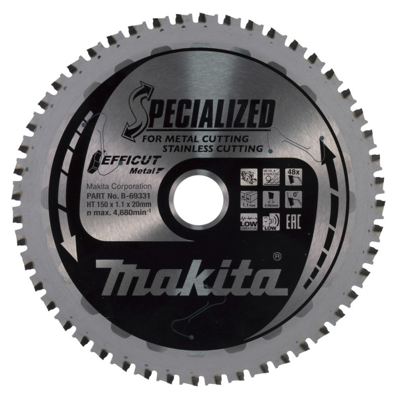 MAKITA EFFICUT Sägeb. 150x20x48Z (B-69331)