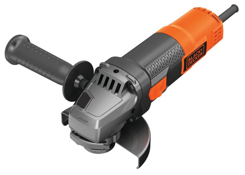 Black + Decker Einhand-Winkelschleifer 125mm 900 Watt, Koffer - BEG220K-QS