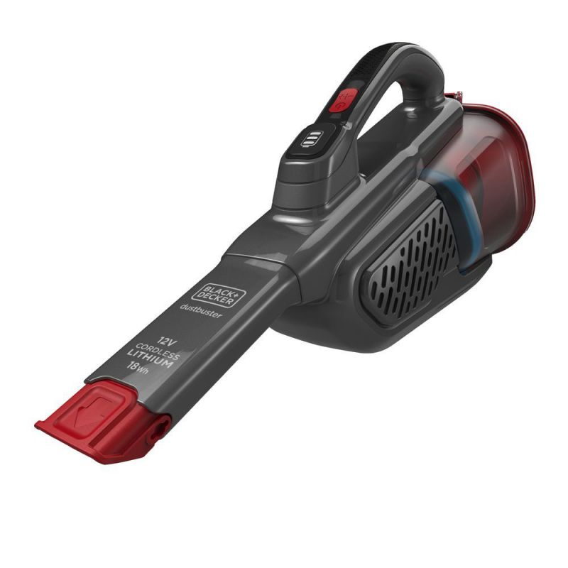 Black + Decker 12V/1,5Ah (18Wh) Lithium Dustbuster, Ladekabel - BHHV315J-QW