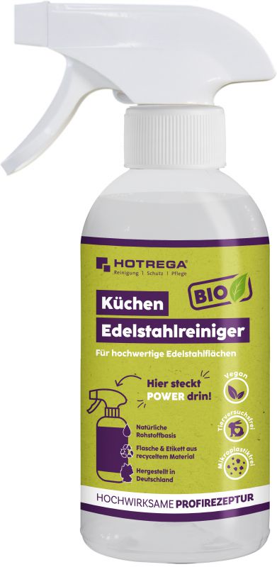 HOTREGA Bio Küchen-Edelstahlreiniger 500 ml