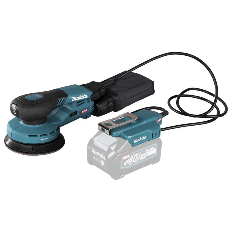 MAKITA Akku-Exzenterschleifer 40V max. / 125 mm ø (ohne Ladegerät und Akkus) - BO003CGZ