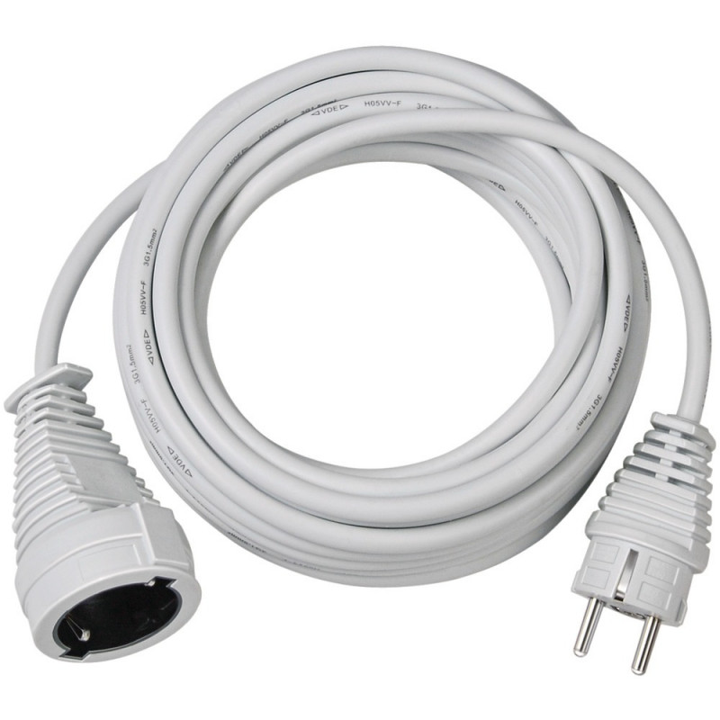 Brennenstuhl Qualitäts-Kunststoffkabel 10m weiß