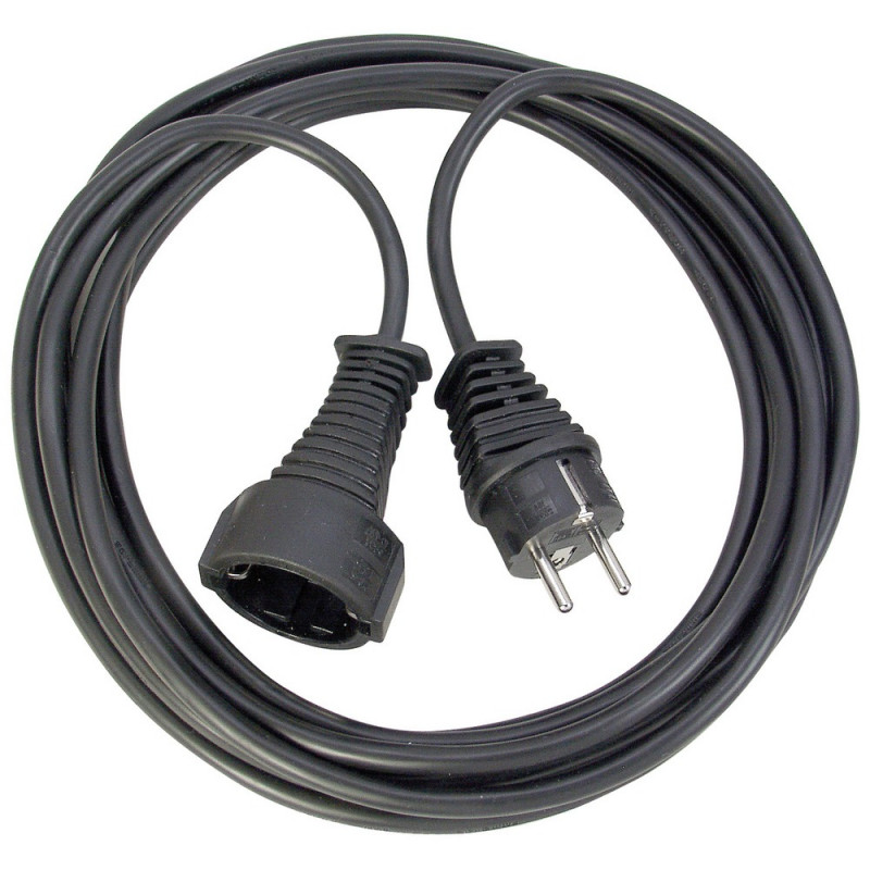 Brennenstuhl Qualitäts-Kunststoffkabel 5m schwarz