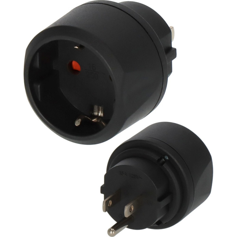 Brennenstuhl Travel Adapter Schutzkontakt/USA, Japan