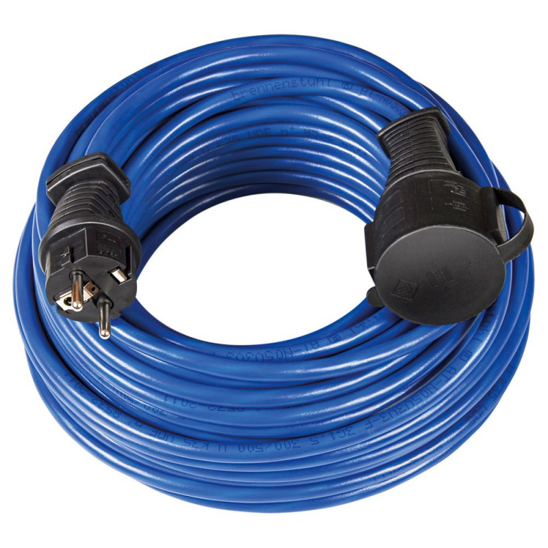 Brennenstuhl Super-Solid-Verlängerung Blau 10m