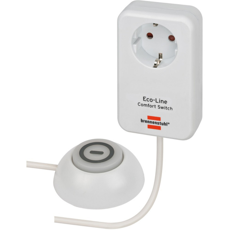 Brennenstuhl Eco Line Comfort Switch Adapter EL CSA 1 beleuchteter Hand-/Fußschalter - 1508220