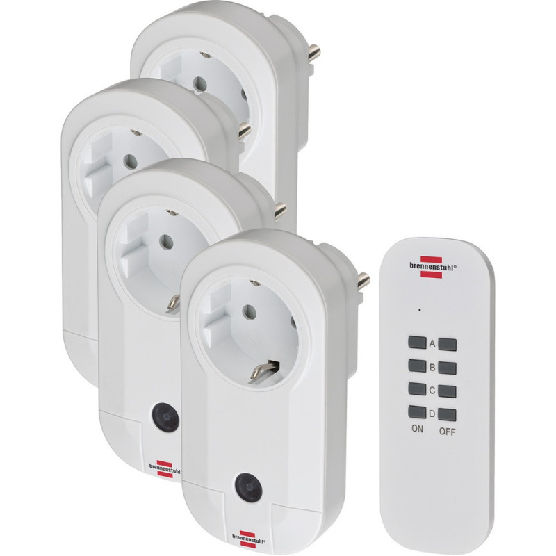 Brennenstuhl Comfort-Line Funkschalt-Set 4x IP20 - 1507050