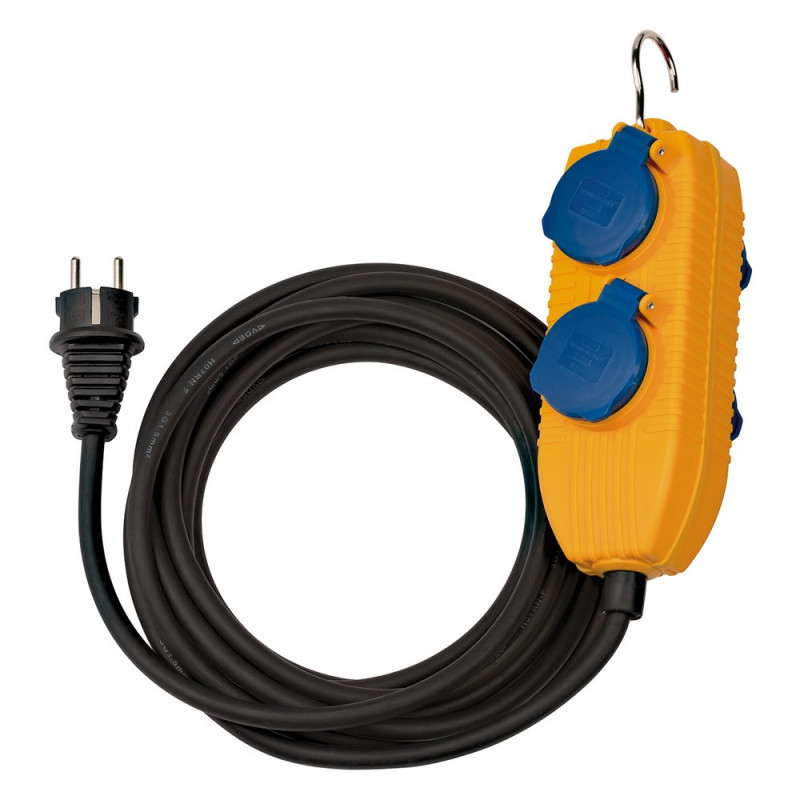 Brennenstuhl Baustellenkabel IP54 mit Powerblock 10m schwarz H07RN-F3G1,5 - 1151740010