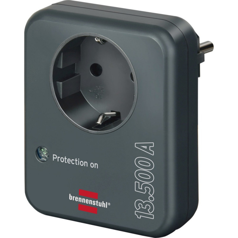 Brennenstuhl Überspannungsschutzadapter 13.500A Anthrazit - 1506996
