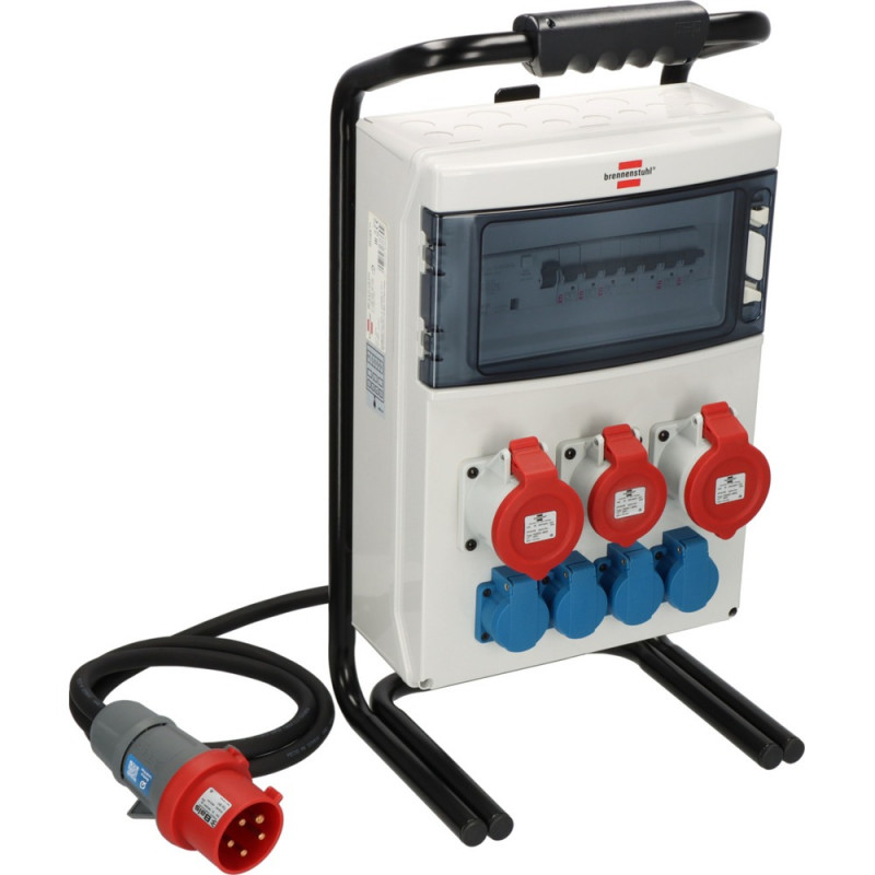 Brennenstuhl Tragbarer Stromverteiler BSV 4 IP44 2m H07RN-F5G4,0 2x32A + 1x16A - 1154900011