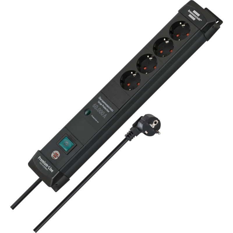 Brennenstuhl Steckdosenleiste Premium-Line 4fach 1,8m - 1951140300