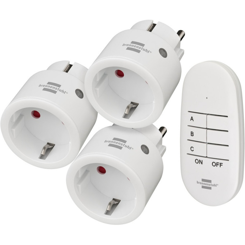 Brennenstuhl Comfort-Line Mini Funkschalt-Set 3x IP20 - 1507070