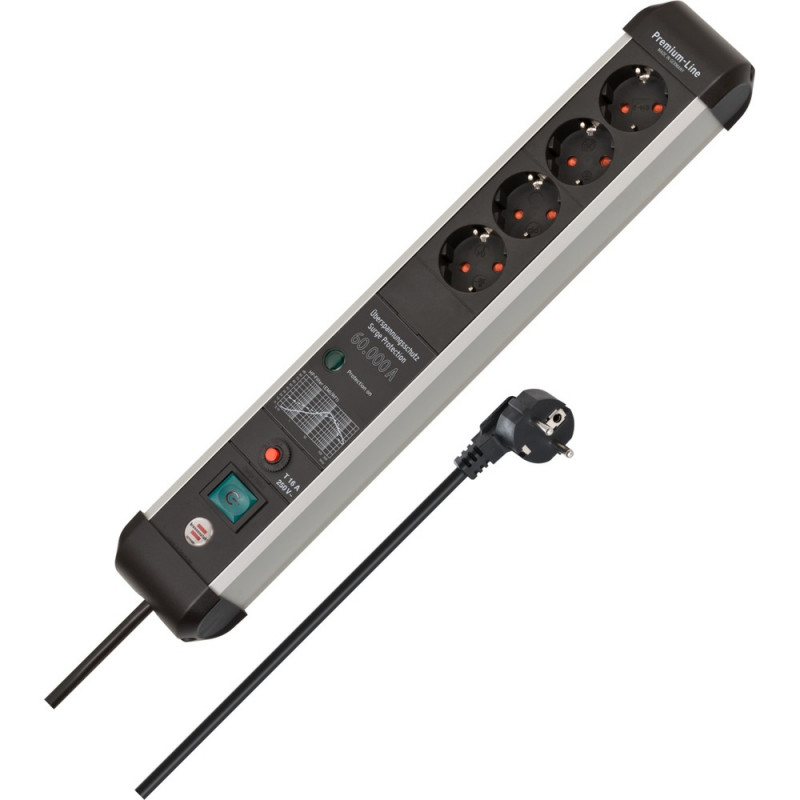 Brennenstuhl Steckdosenleiste Premium-Line 4fach 3m - 1391010400