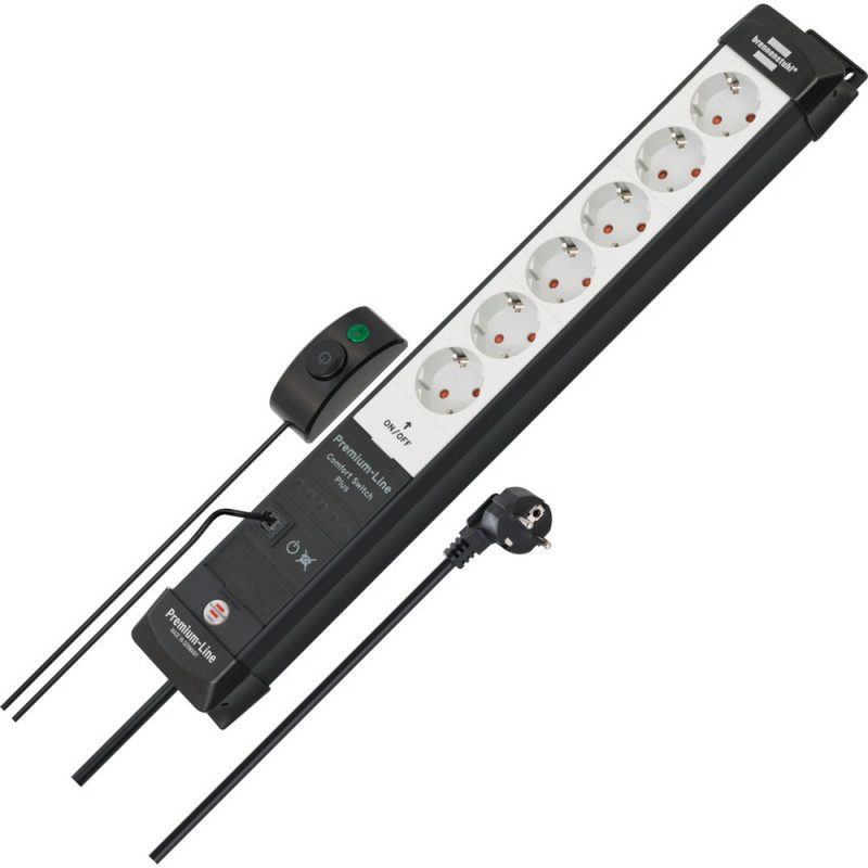 Brennenstuhl Steckdosenleiste Premium-Line 6fach 3m - 1951560102