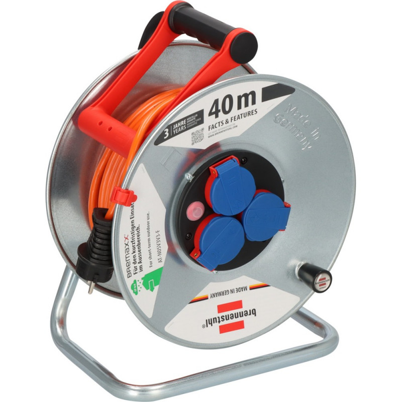 Brennenstuhl Garant S IP44 Kabeltrommel 40m AT-N05V3V3-F 3G1,5 - 1198750