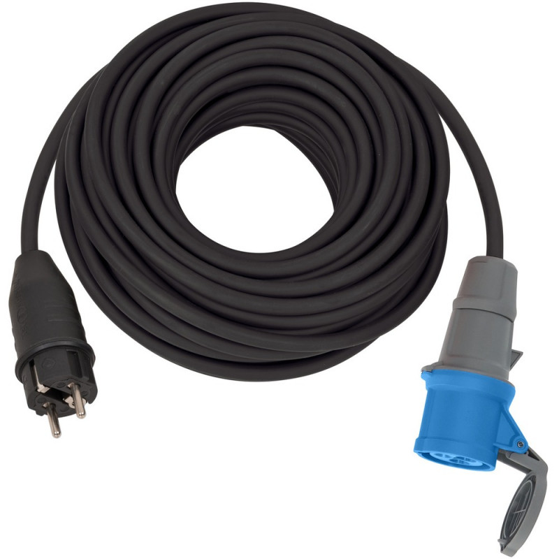 Brennenstuhl Adapterkabel/CEE-Adapter mit Schutzkontakt-Stecker und CEE-Kupplung - 1132910100