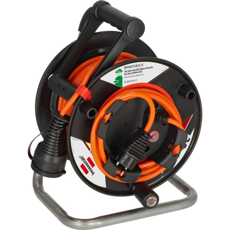 Brennenstuhl Garant G Bretec IP44 Gartenkabeltrommel mit recycelten Kunststoff-Komponenten - 1148500