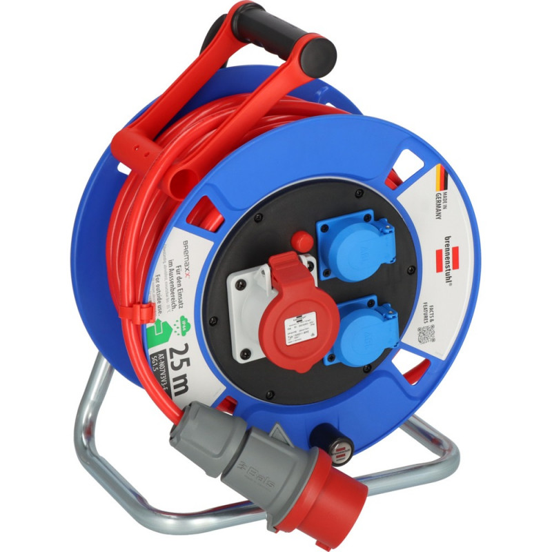 Brennenstuhl Garant CEE 1 IP44 Kabeltrommel 25m N07V3V3-F5G1,5 - 1182770010