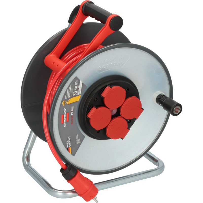 Brennenstuhl professionalLINE SteelCore Kabeltrommel SC 3110 IP44, 33m H07BQ-F 3G1,5 - 9191330210