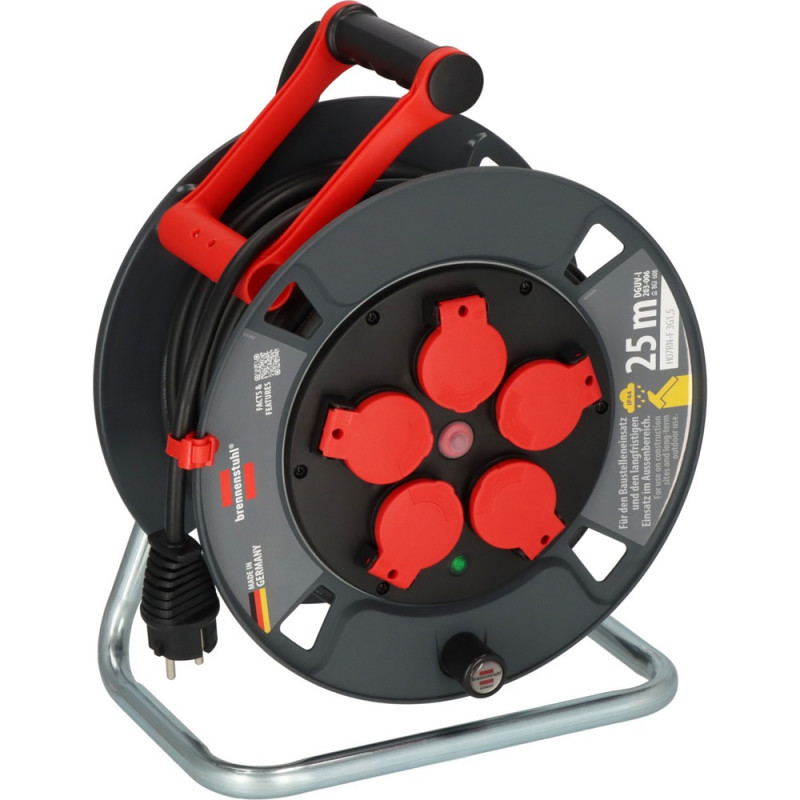Brennenstuhl professionalLINE Kabeltrommel 300 KU 2100 IP44, 25m H07RN-F 3G1.5 - 9231250100