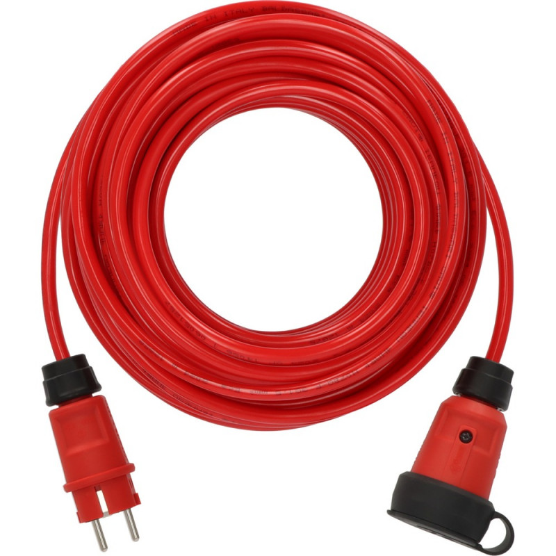 Brennenstuhl professionalLINE Verlängerungskabel VQ 2100 IP44, 25m rot H07BQ-F 3G1,5 - 9161250210