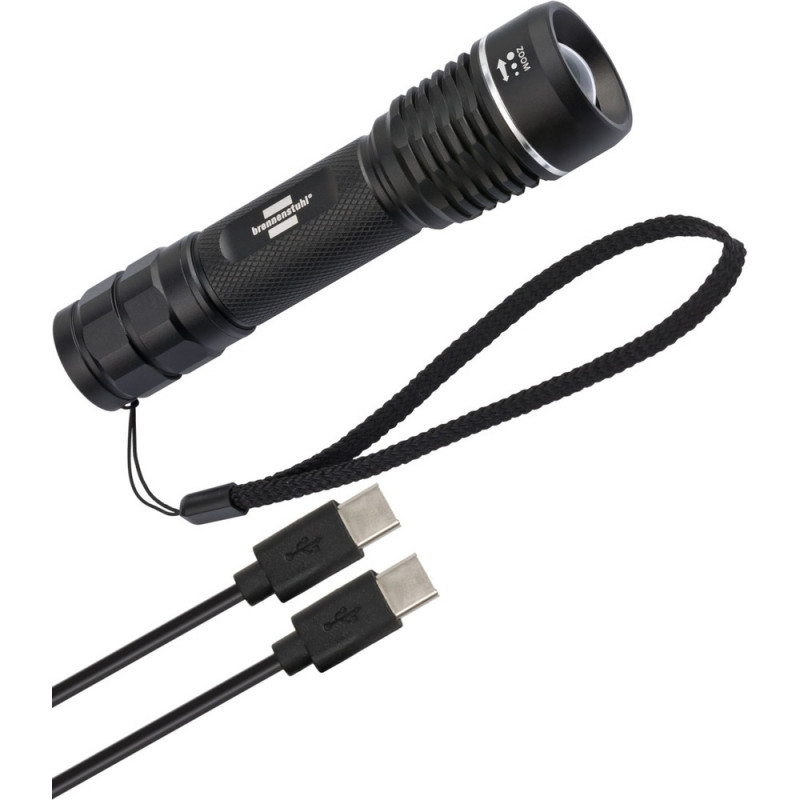 Brennenstuhl LuxPremium Akku-Fokus-LED-Taschenlampe TL 601, 600lm, IP67 - 1178600402