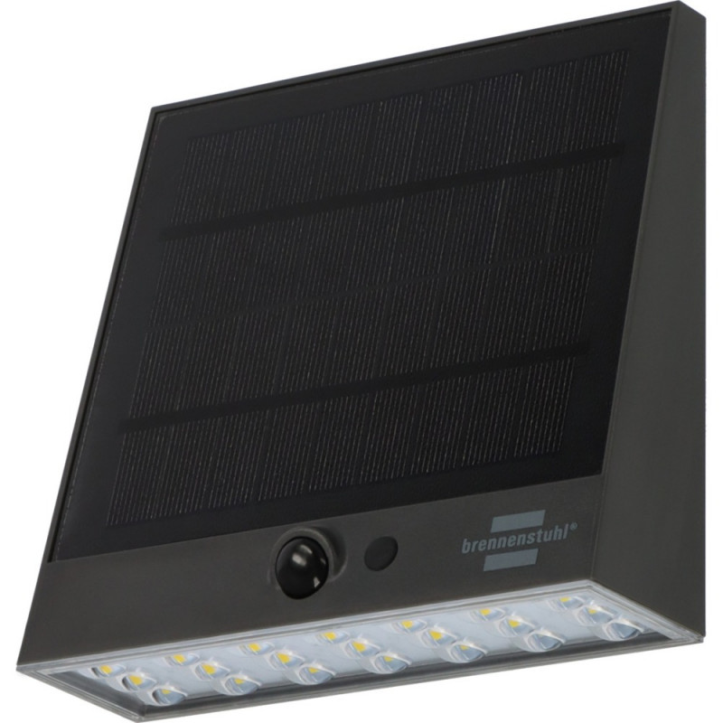 Brennenstuhl Solar LED Strahler mit Infrarot-Bewegungsmelder SOL 1000 Plana, 1000lm, IP54 - 1173740002