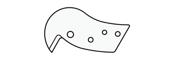 FELCO C16E/5 Ersatz-Messer 